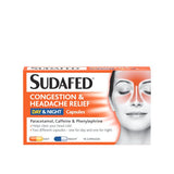 Sudafed Congestion/Headache Relief Day&Night GOODS Superdrug