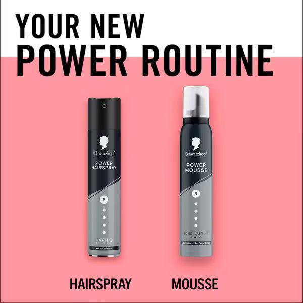 Schwarzkopf Styling Power Mousse 200ml (British brand)