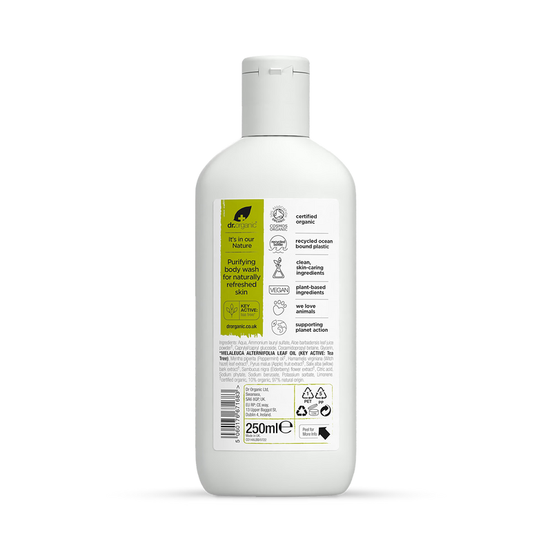 Dr Organic Tea Tree Body Wash 250ml