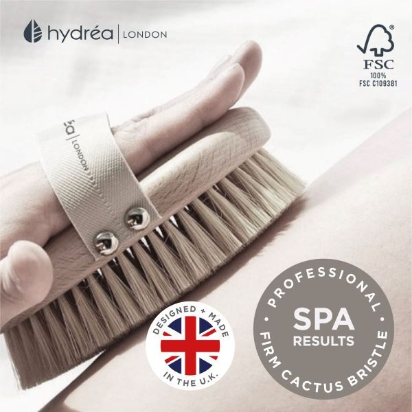Hydrea London cactus body brush for exfoliation, UK version