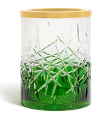 Zodiac Crystal Ivy Green Bathroom Bin