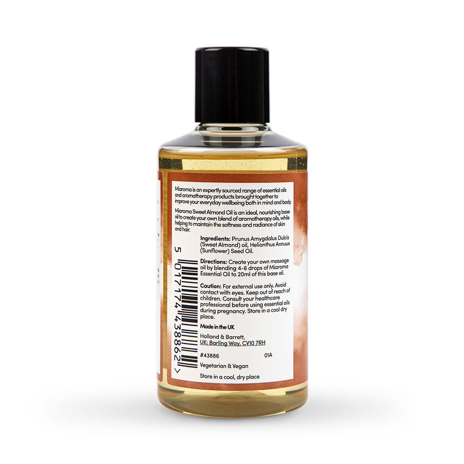 Miaroma Sweet Almond Base Oil 200ml - 998408