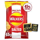 Walkers Less Salt Lightly Salted Crisps 45g GOODS Sainsburys