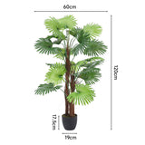 Livingandhome Artificial Palm Tree 120cm, UK version