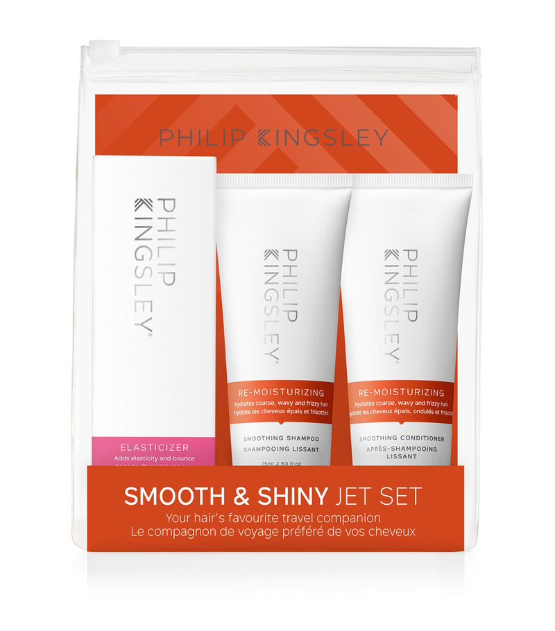 Philip Kingsley Smooth and Shiny Jet Set Collection haircare travel set, imported from the UK