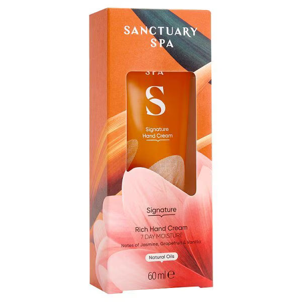 Sanctuary Spa Signature Natural Oils Rich Hand Cream 60ml (British brand)
