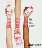 Kylie Cosmetics velvet lip kit, UK version