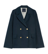 Max Mara Linen Double-Breasted Avenue Blazer