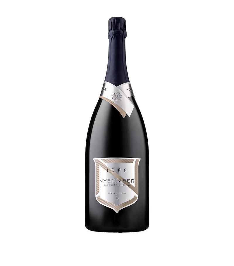 Glittering Champagne Bottle Christmas Tree Decoration