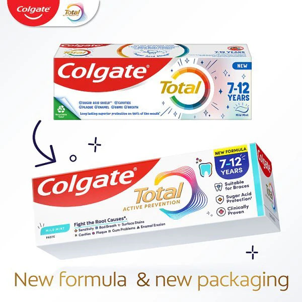 Colgate Total Kids mint toothpaste 50ml - British product