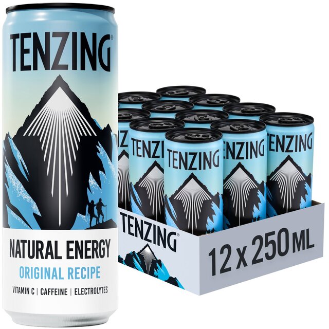 TENZING Natural Energy Original Recipe Case 12 x 250ml - McGrocer