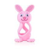 Brush Baby Bobbie Bunny teether rose pink - British product