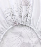 Yves Delorme Floral Orchidee double fitted sheet 140cm x 200cm (British brand)
