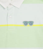 Billieblush cotton stripe polo shirt for children aged 4-10 years - British product