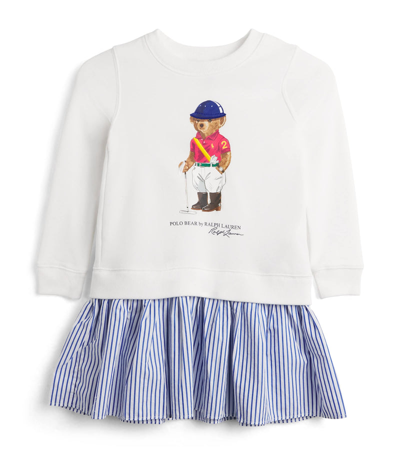 Ralph Lauren Kids Cotton Polo Bear Dress (7-14 Years)