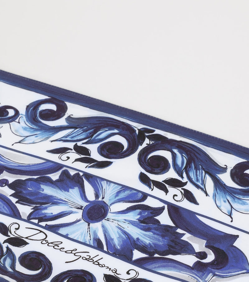 Dolce&Gabbana Casa Cotton Majolica King Flat Sheet (260cm x 280cm)