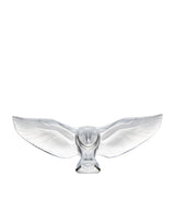 Lalique Barn Owl Crystal Sculpture