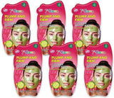 7th Heaven Cucumber Peel Off Face Mask Hyaluronic Acid Pack of 6