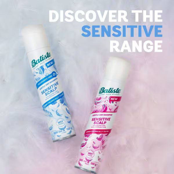 Batiste Sensitive Fragrance Free Dry Shampoo 50ml - British product