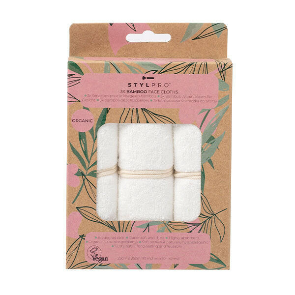 STYLPRO Bamboo Face Cloths GOODS Superdrug