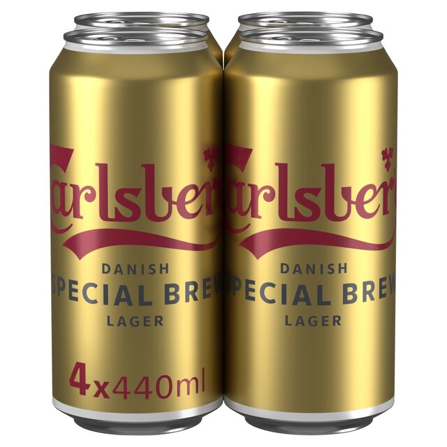 Carlsberg Special Brew Lager Beer Cans 4 x 440ml - McGrocer