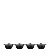 Le Creuset Gourmand Mini Cocottes Set of 4 Cast Iron Casserole Dishes 11cm
