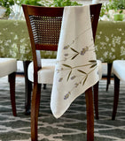 Summerill & Bishop Tisane Herb Garden linen napkins set of 6 50cm x 50cm (British brand)