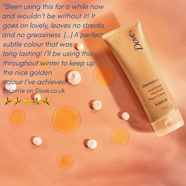 Dove Gradual Self Tan Cream Fair Medium 75ml - British product