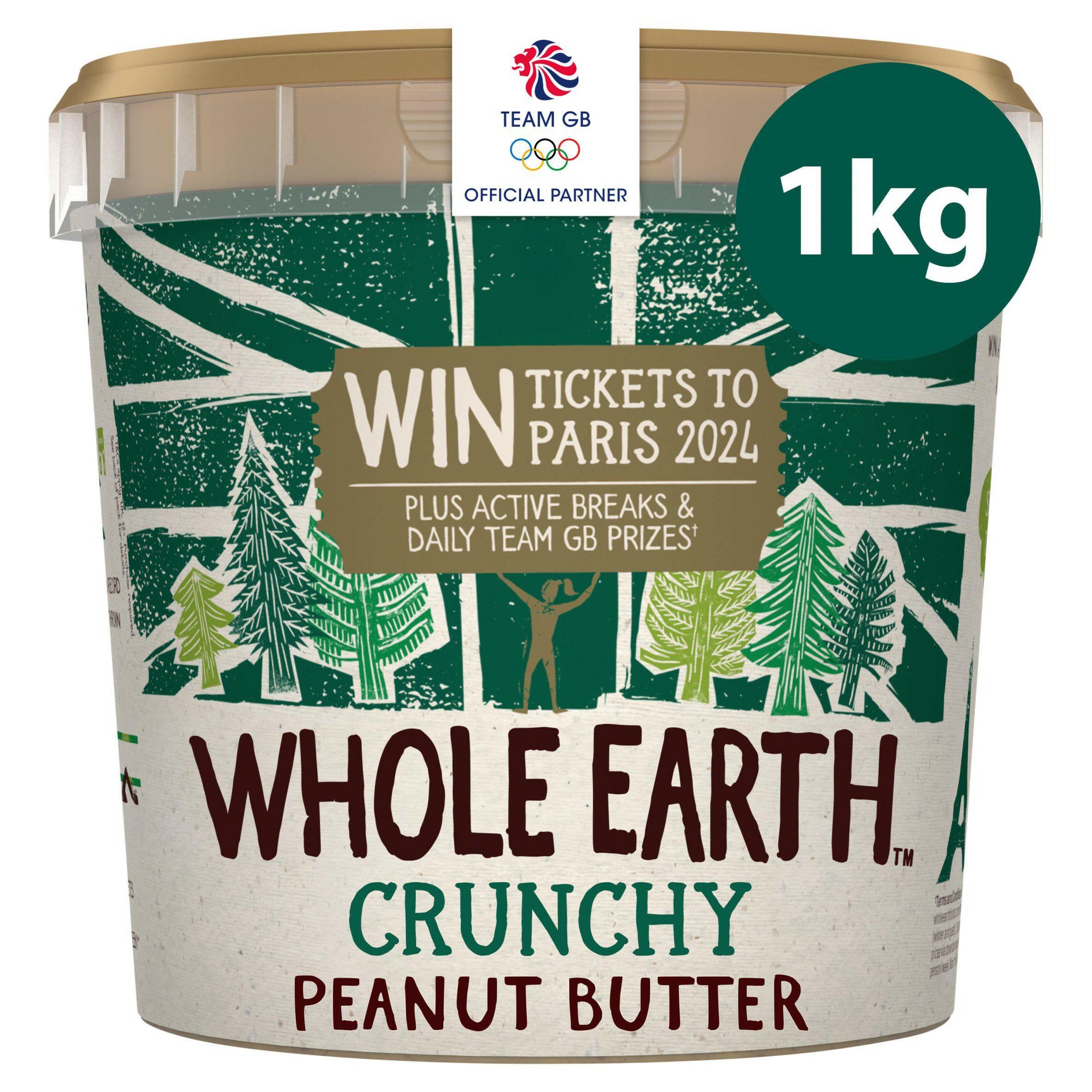Whole Earth Crunchy Peanut Butter 1kg GOODS Sainsburys