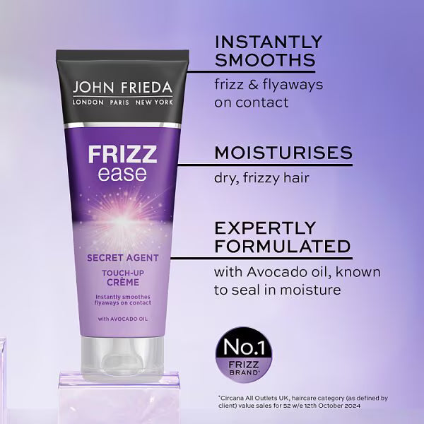 John Frieda Secret Agent Flawless Finishing Crème 100ml (British brand)