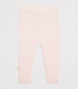 Cashmere Cable-Knit Baby Leggings for 0-12 Months