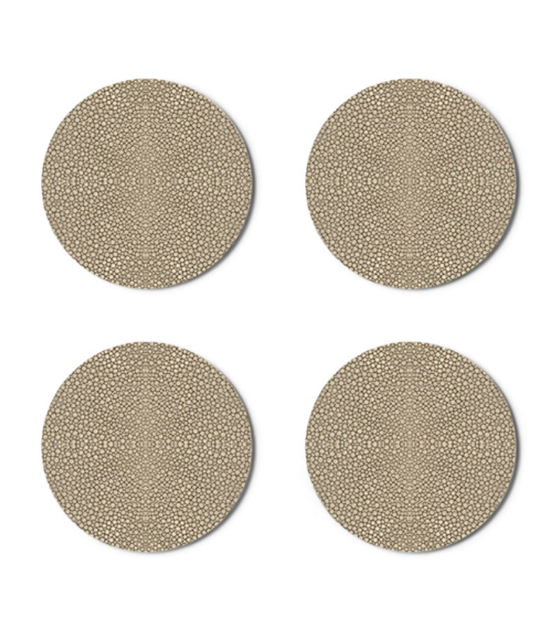 Hestia Prestige Round Coasters set of 4, UK version