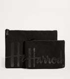 Harrods Medium Cotton Logo Pouch