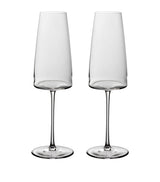 Villeroy & Boch Set of 2 Crystal MetroChic Champagne Flutes 120ml
