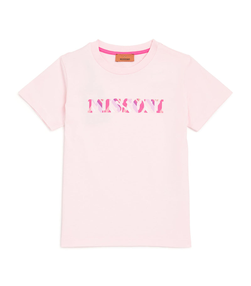 Missoni Kids Cotton Logo T-Shirt 4-14 Years, imported from the UK