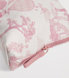 Harrods Toile Half Moon Cosmetic Bag