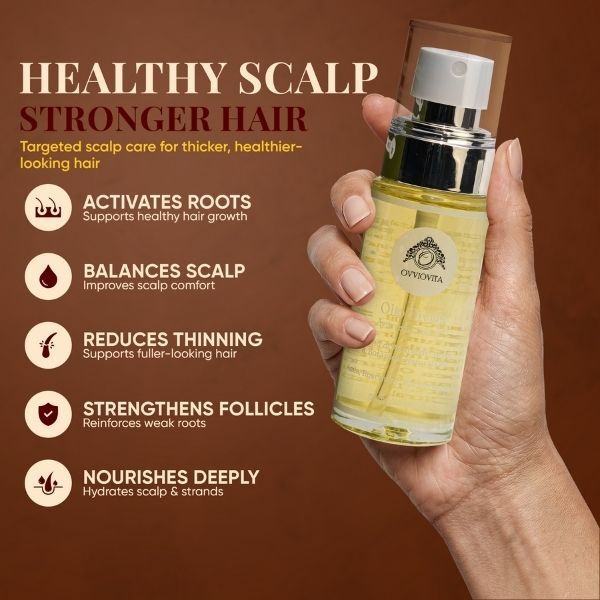 Ovviovita ayurvedic hair growth oil 100ml, imported from the UK