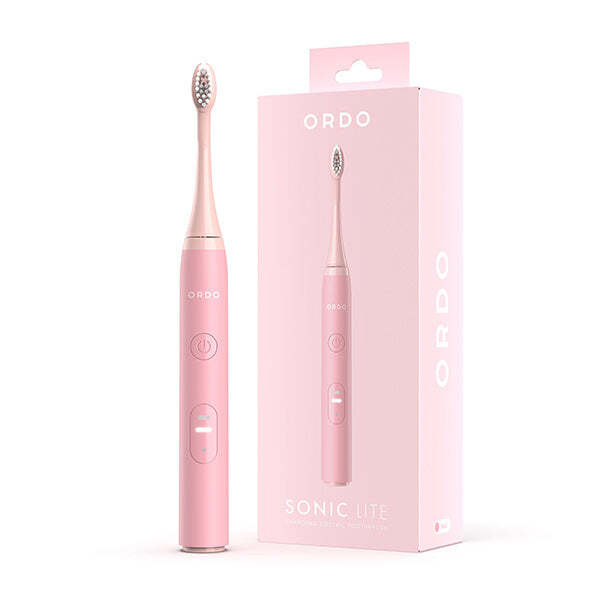 Ordo Sonic Lite Electric Toothbrush Petal, imported from the UK