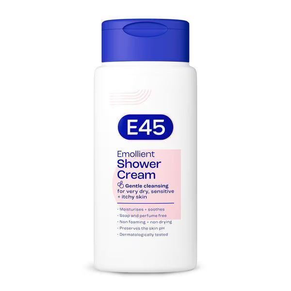 E45 Emollient Shower Cream 200ml - British product