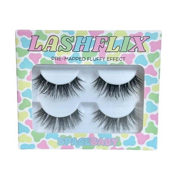 Space Baby Lashflix Fruit Punch False Eyelashes 2 sets (British brand)