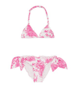 MARIE RAXEVSKY Jungle Print Frou Frou Bikini Children's Swimwear (2-12 Years)