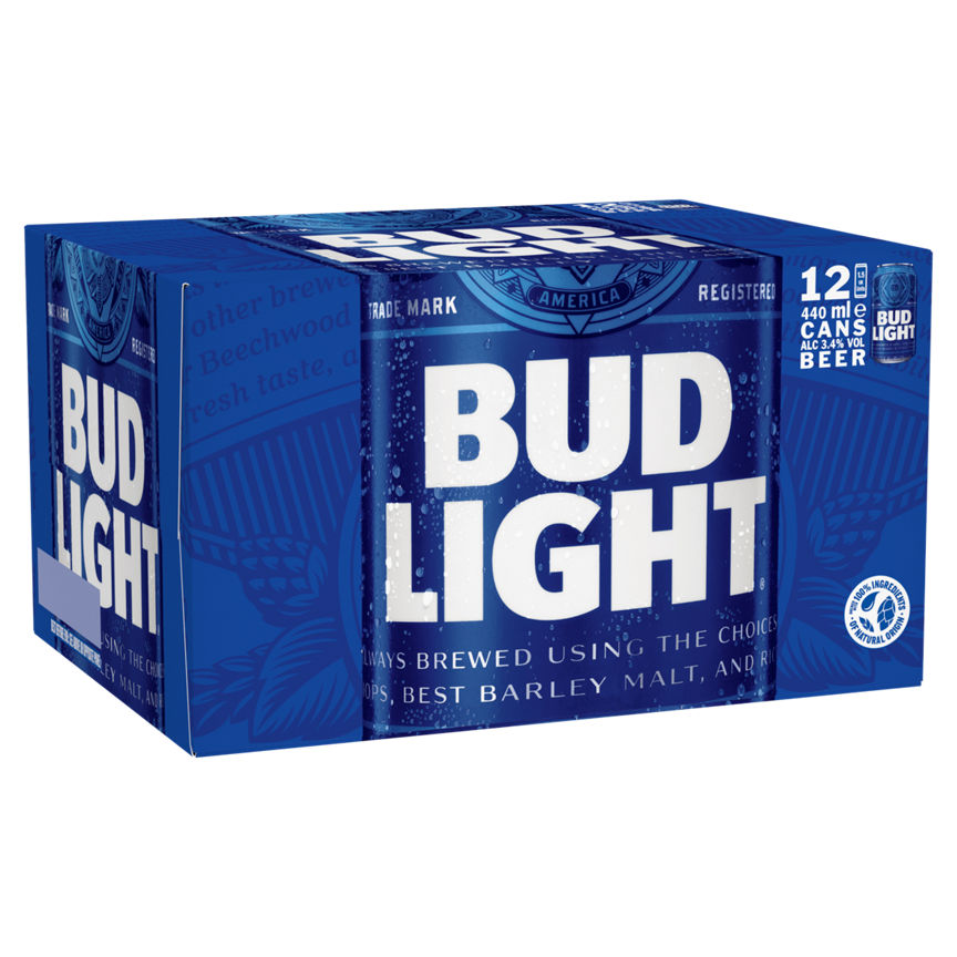 Bud Light 12 x 440ml - McGrocer