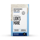 Mushrooms For Life Organic Lion's Mane Extract Mushroom Supplement 60 Capsules