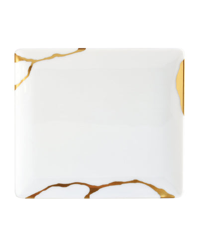 Bernardaud Kintsugi Rectangular Ceramic Tray 17cm x 15cm