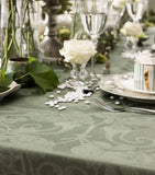 Le Jacquard Français linen Tivoli tablecloth 175cm x 250cm, UK version