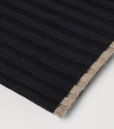 Cashmere Ribbed Scarf 167cm x 30cm