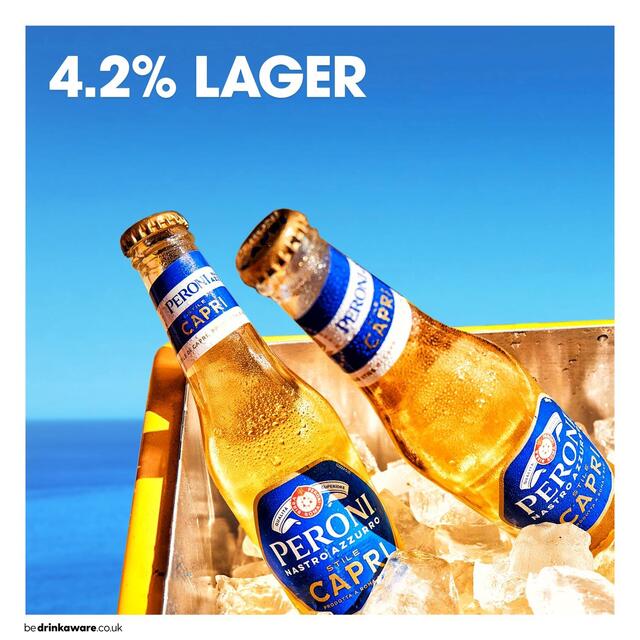 Peroni Stile Capri Beer Lager Bottles 10 x 330ml - McGrocer