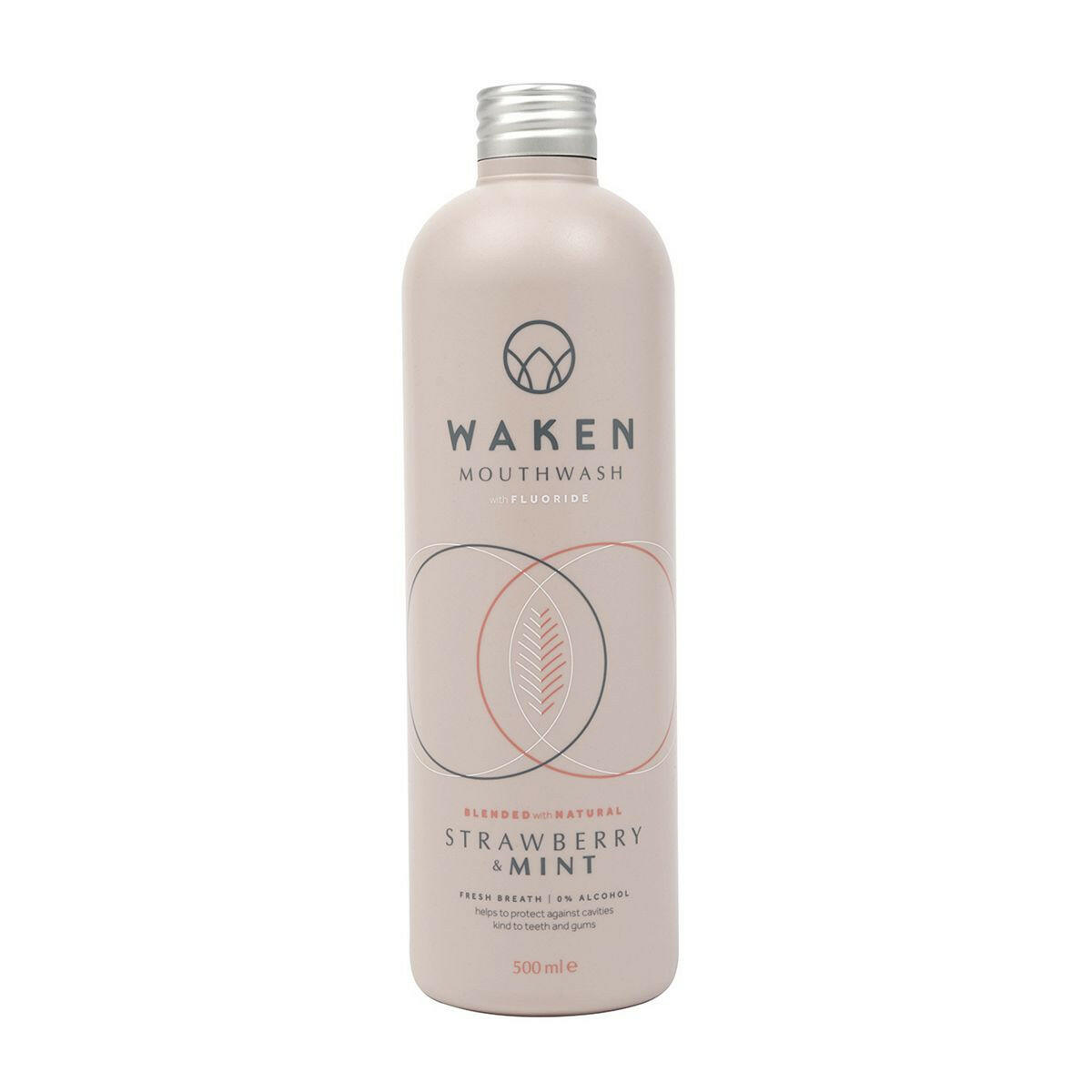 Waken Daily Care Strawberry & Mint Mouthwash 500ml GOODS Boots