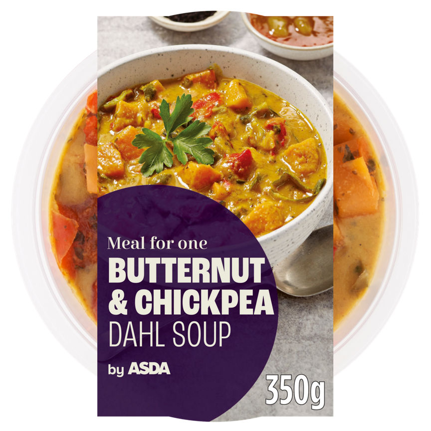 ASDA Meal for One Butternut & Chickpea Dahl Soup 350g - McGrocer