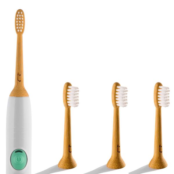 Truthbrush Bamboo Sonic Electric Toothbrush Heads x 1 Year GOODS Superdrug